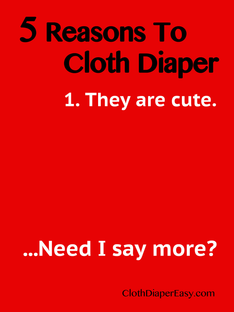 5 Reasons To Cloth Diaper
